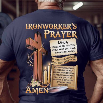 Ironworker's Prayer Apparel - Faith Ironworker