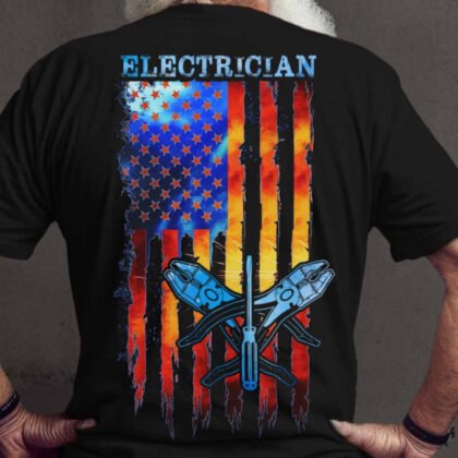 Electrician Apparel - USA Flag Tools