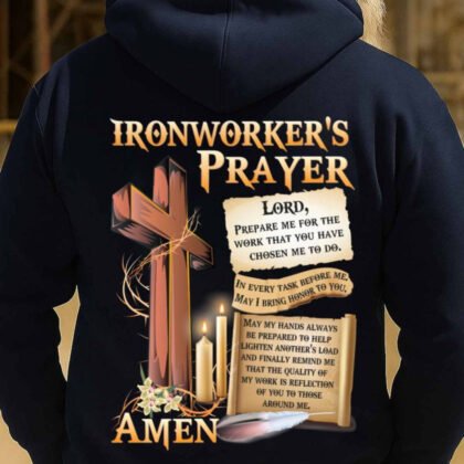 Ironworker’s Prayer Apparel - Faith & Work Quote